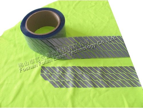 Garment accessories reflective strip laser cutting