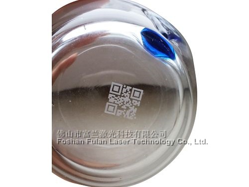 Tempered glass laser marking two-dimensional code
