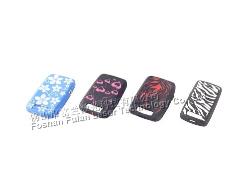 Plastic mobile phone case laser engraving