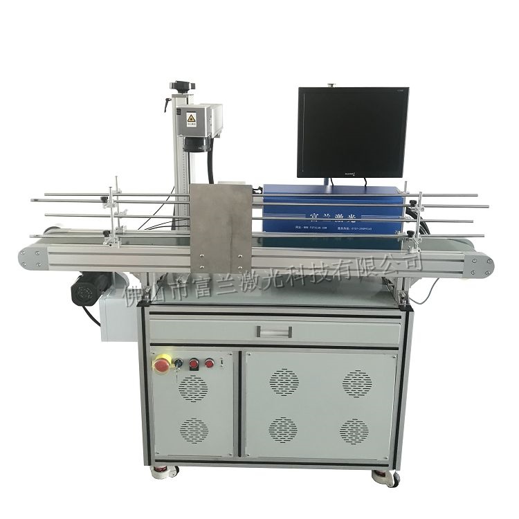 Double head (upper + side) laser marking machine