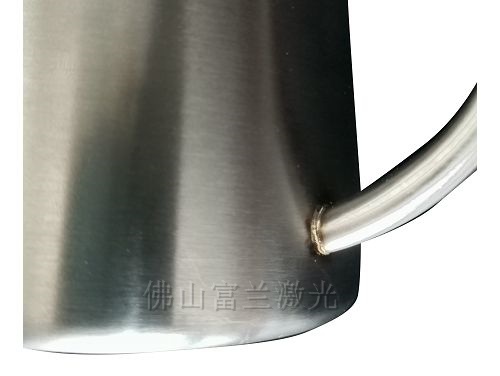 Stainless steel kettle laser welding spout